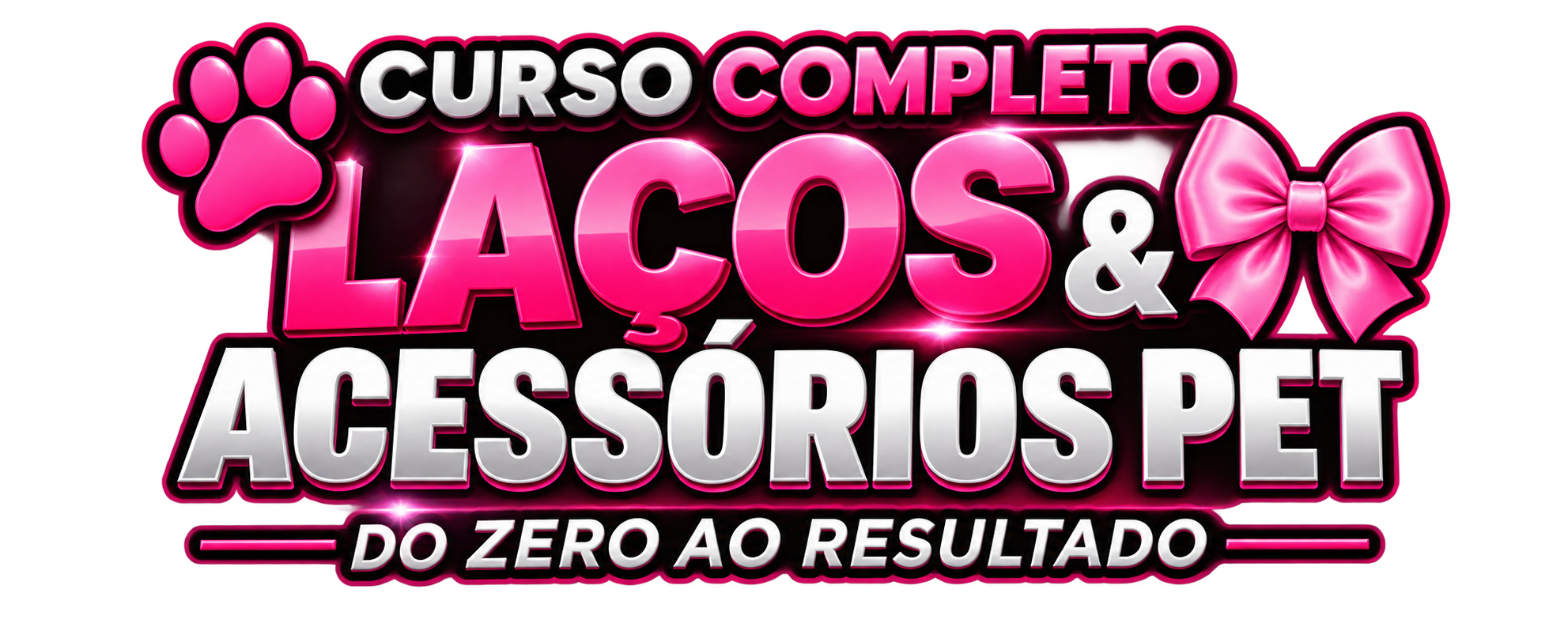 Curso completo Laços e Acessórios Pet — do zero ao resultado
