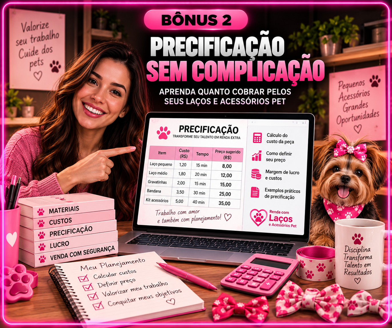 Capa do bônus 2: Precificação sem complicação